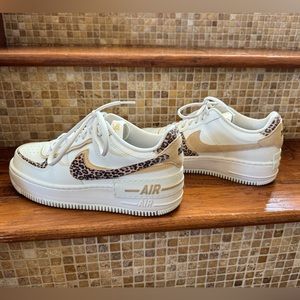 Nike Air Force 1 Shadow Low Leopard Size 8
